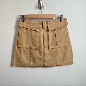 Zara Tan A-Line Skirt